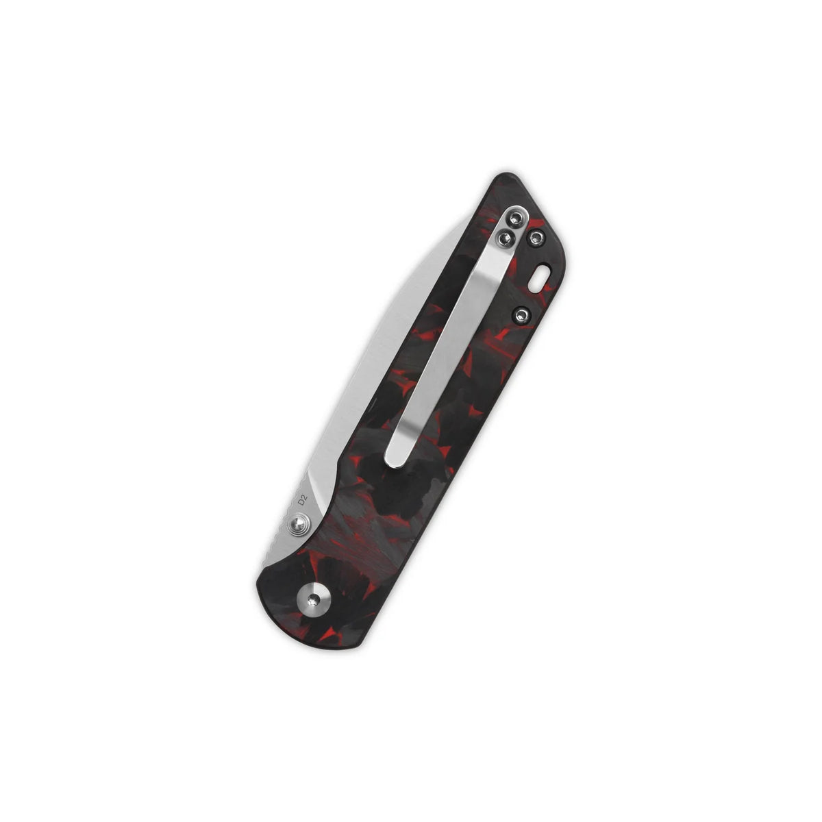 QSP PARROT V2 | RED SHREDDED CARBON FIBER OVERLAY G-10 + D2