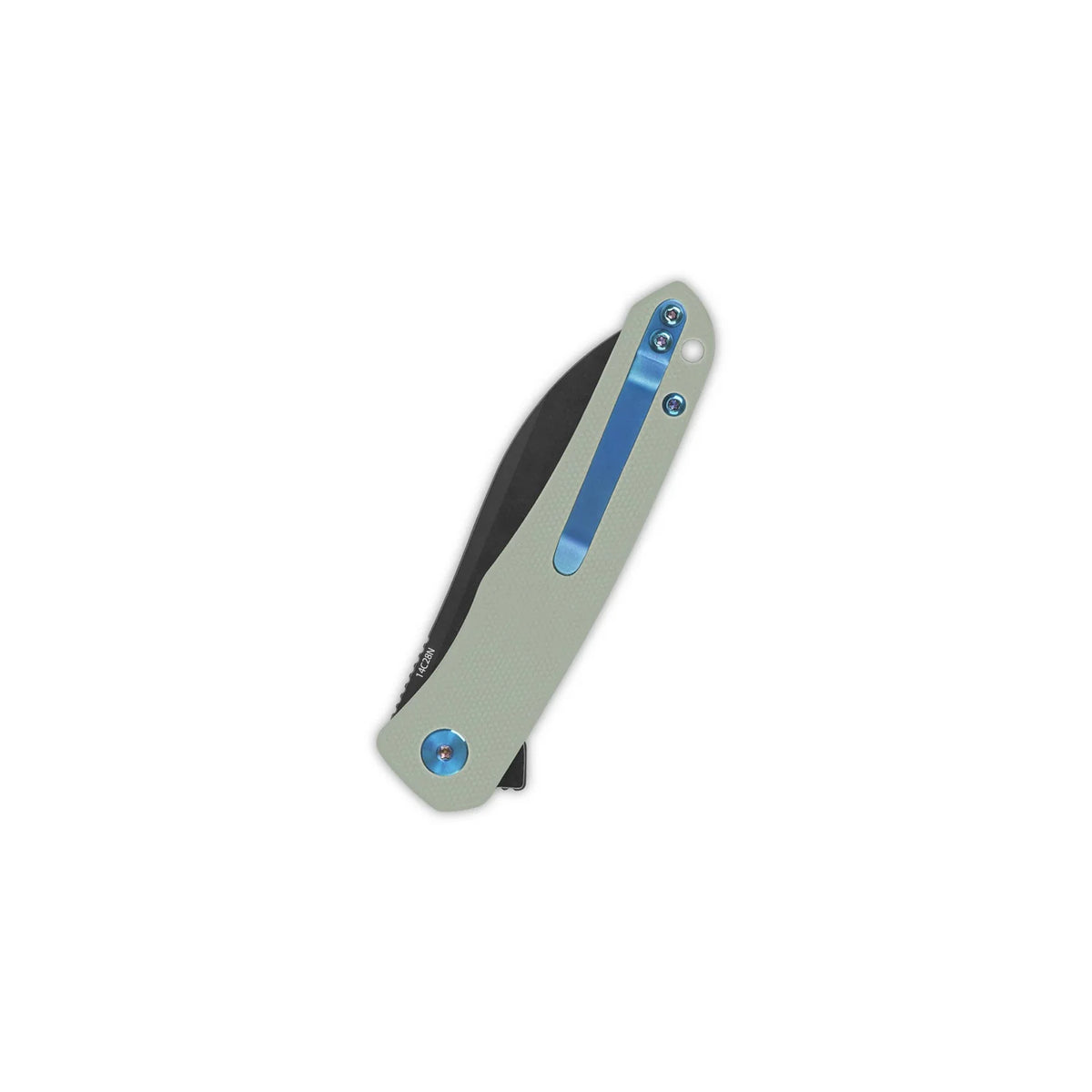 QSP OTTER | BLACK BLADE WITH JADE G-10 HANDLE