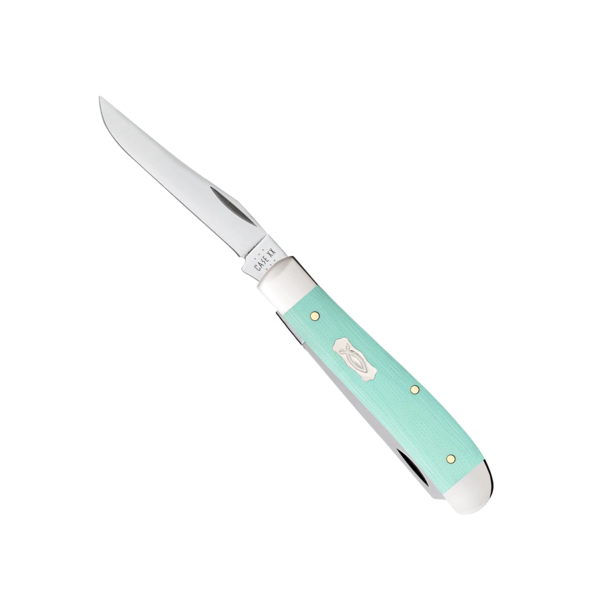 Case Mini Trapper | Seafoam Green G-10 | Tru-Sharp™ Pocket Knife