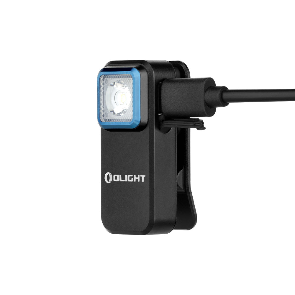 OLIGHT OCLIP | BLACK CLIP LIGHT WITH WHITE AND RED LIGHT