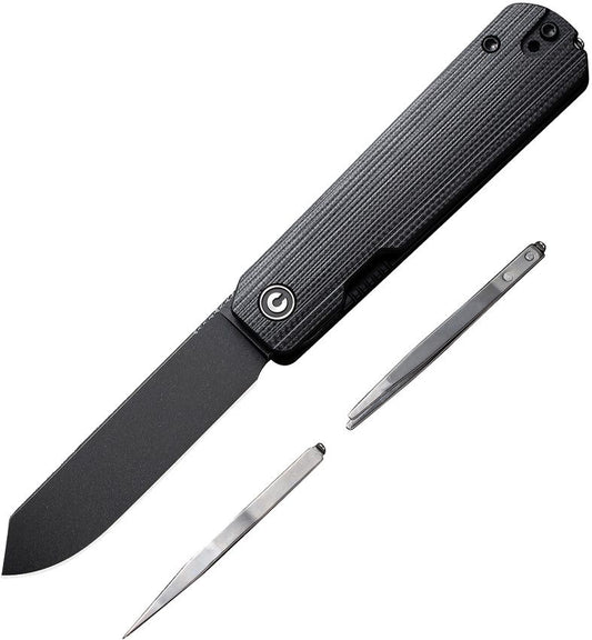 Civivi Sendy | Black G-10 + Nitro-V | Clam Packaged