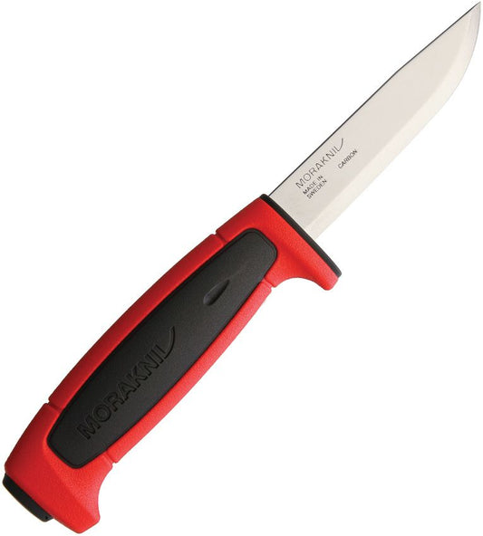 Morakniv Basic 511 | Red & Black | Carbon Steel Fixed Blade Knife
