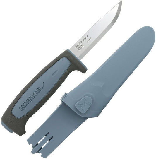 Morakniv Basic 511 | Blue & Gray | Carbon Steel Fixed Blade Knife