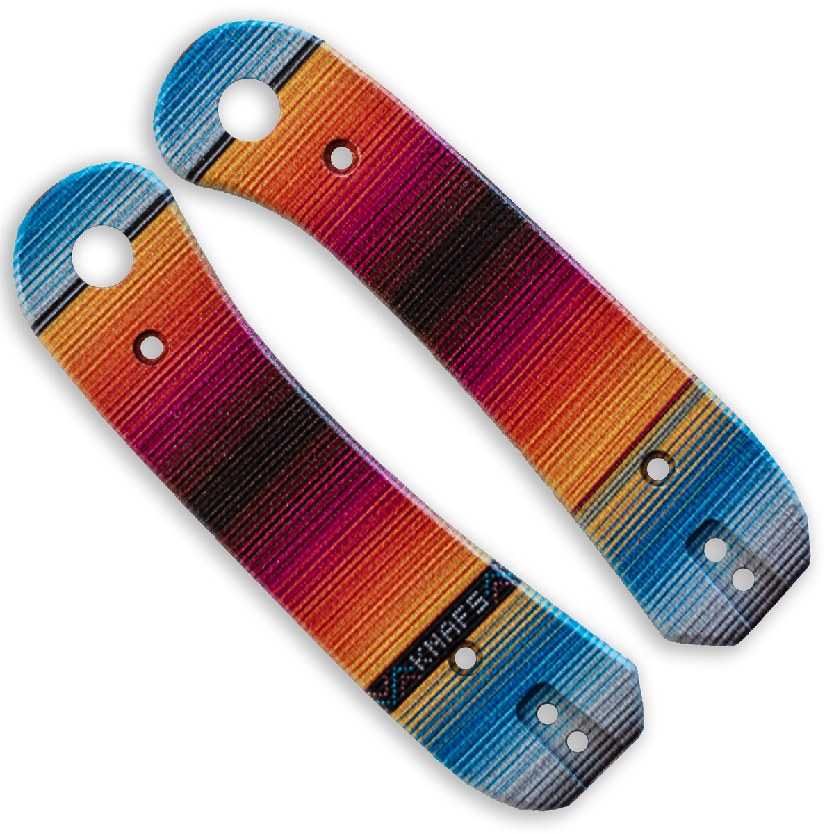 Knafs Lander 1 Replacement Handle Scales | Mexican Blanket G10