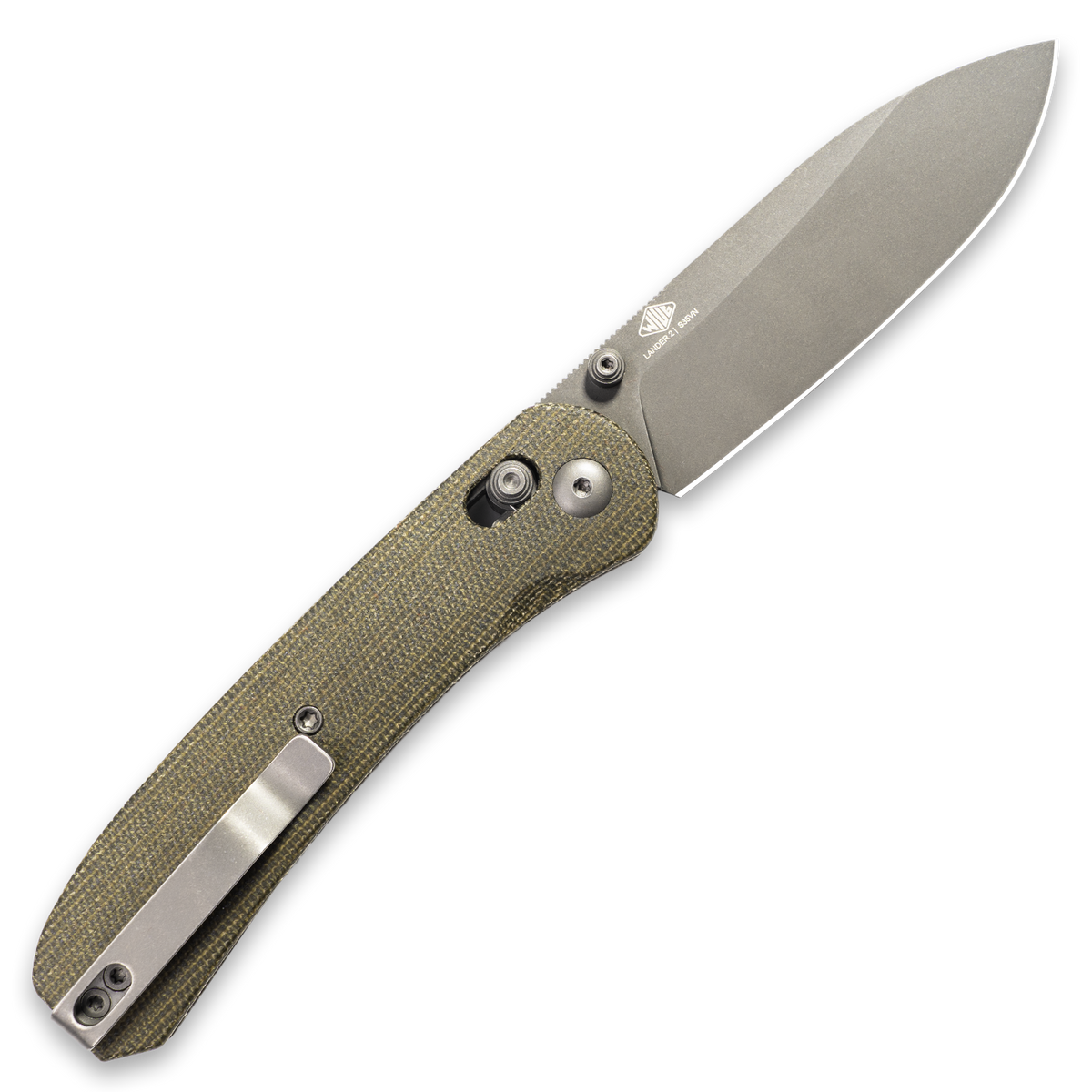 Knafs Lander 2 | Moondust Micarta | S35VN Folding Knife