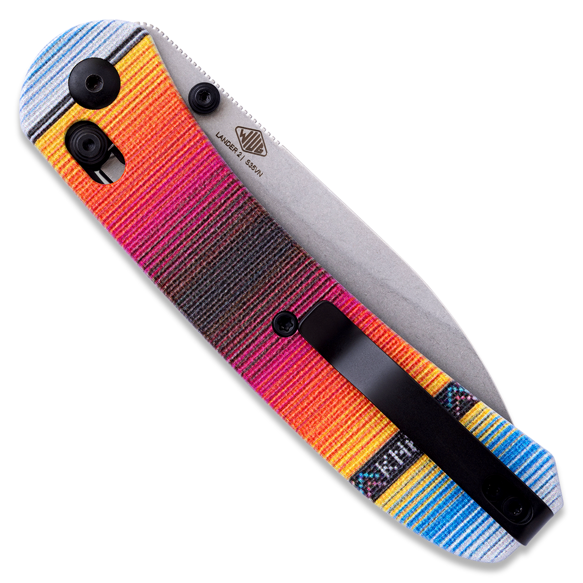 Knafs Lander 2 Replacement Handle Scales | Mexican Blanket G10