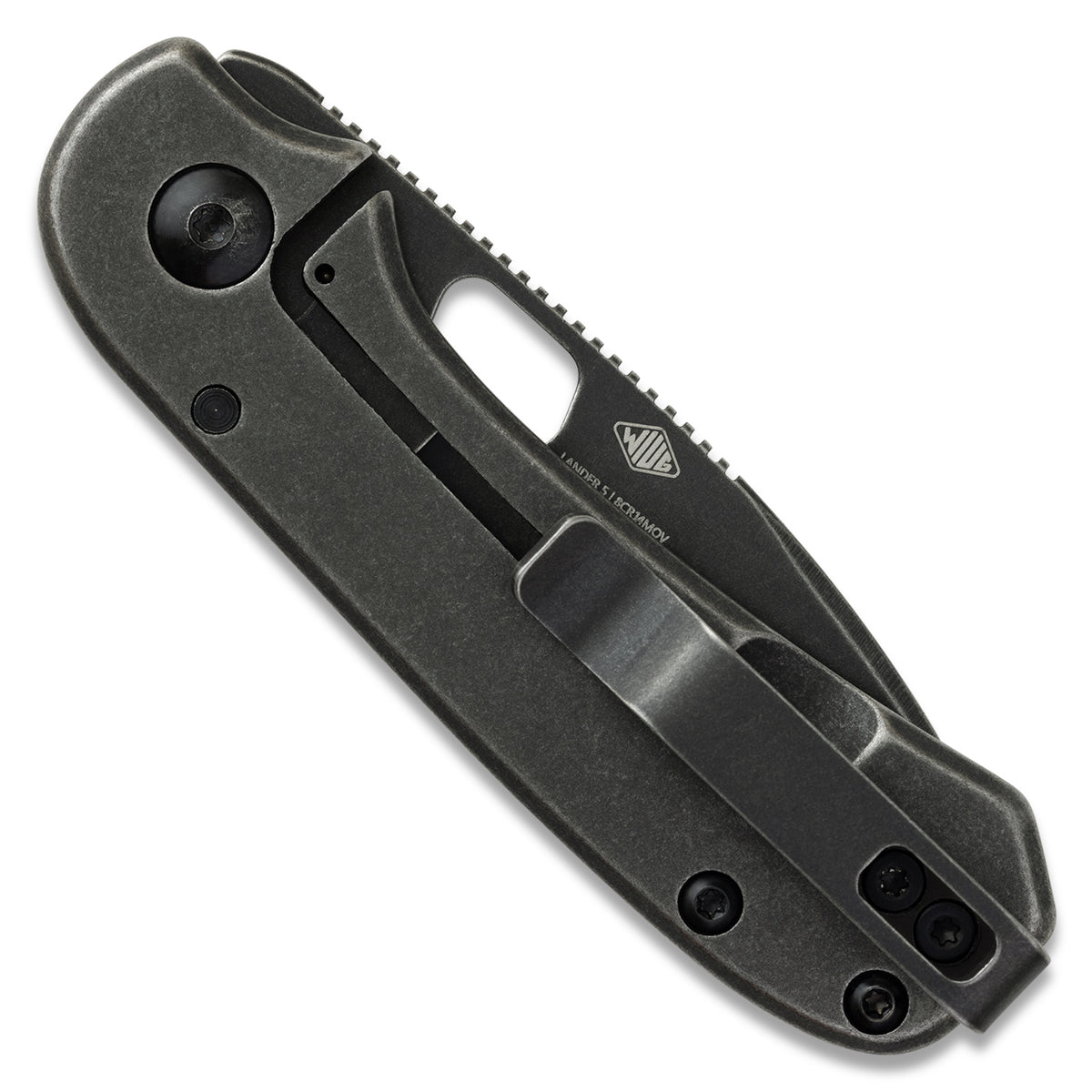 Knafs Lander 5 Pocket Knife | Black Stonewashed