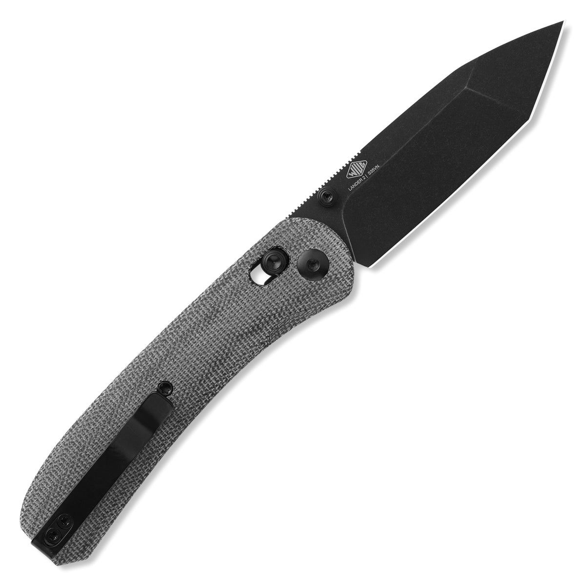 Knafs Lander 2 Tanto | Charcoal Micarta | S35VN Folding Knife