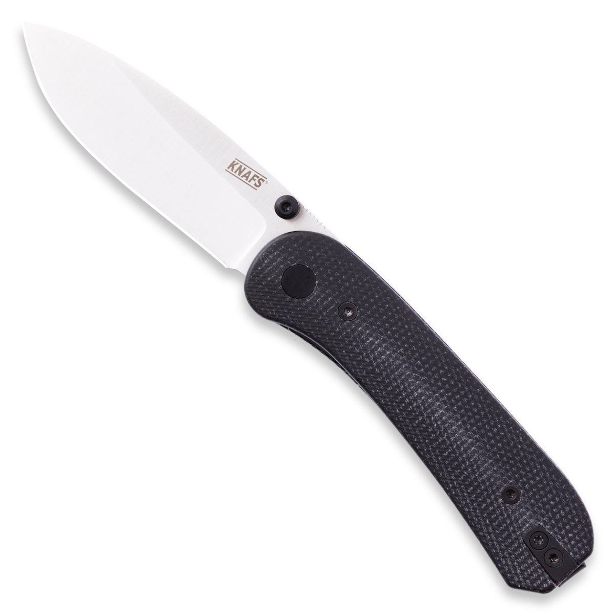 Knafs Lander 1 | Black Micarta Handle With Fast-Swap Scales