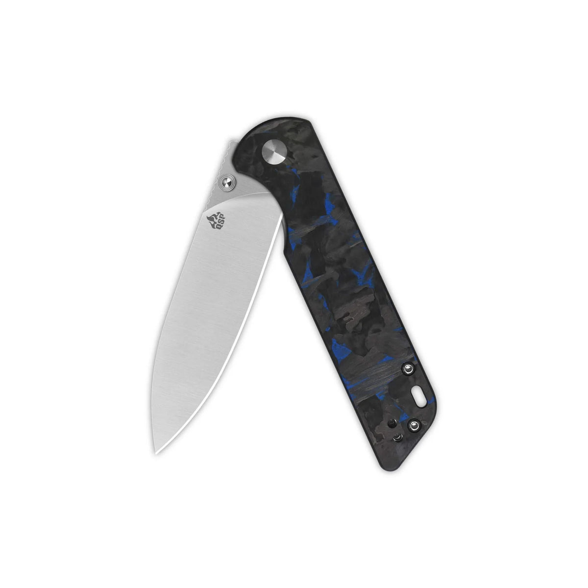 QSP PARROT V2 | BLUE SHREDDED CARBON FIBER OVERLAY G-10 + D2