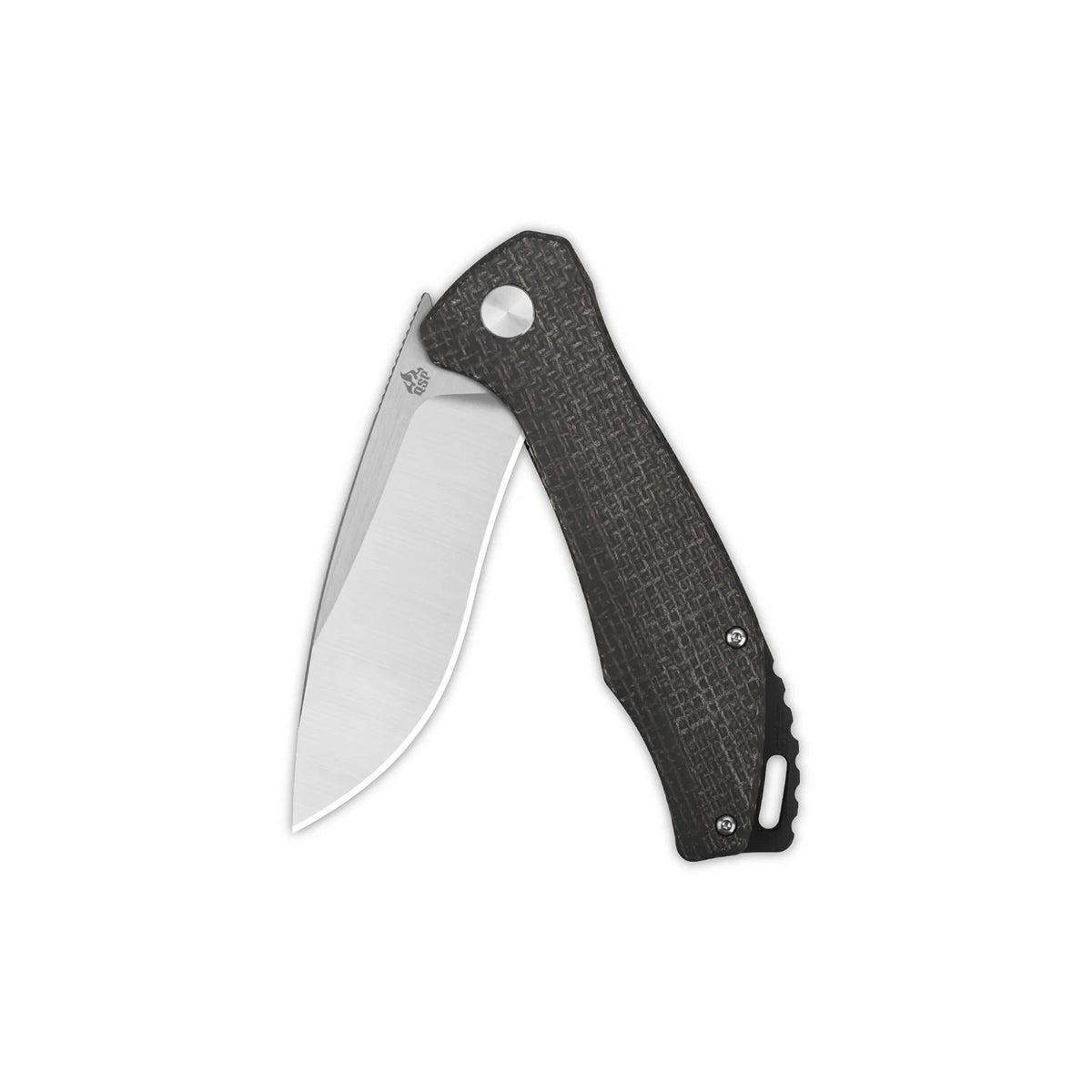 QSP Raven | Dark Brown Micarta | D2 Folding Knife