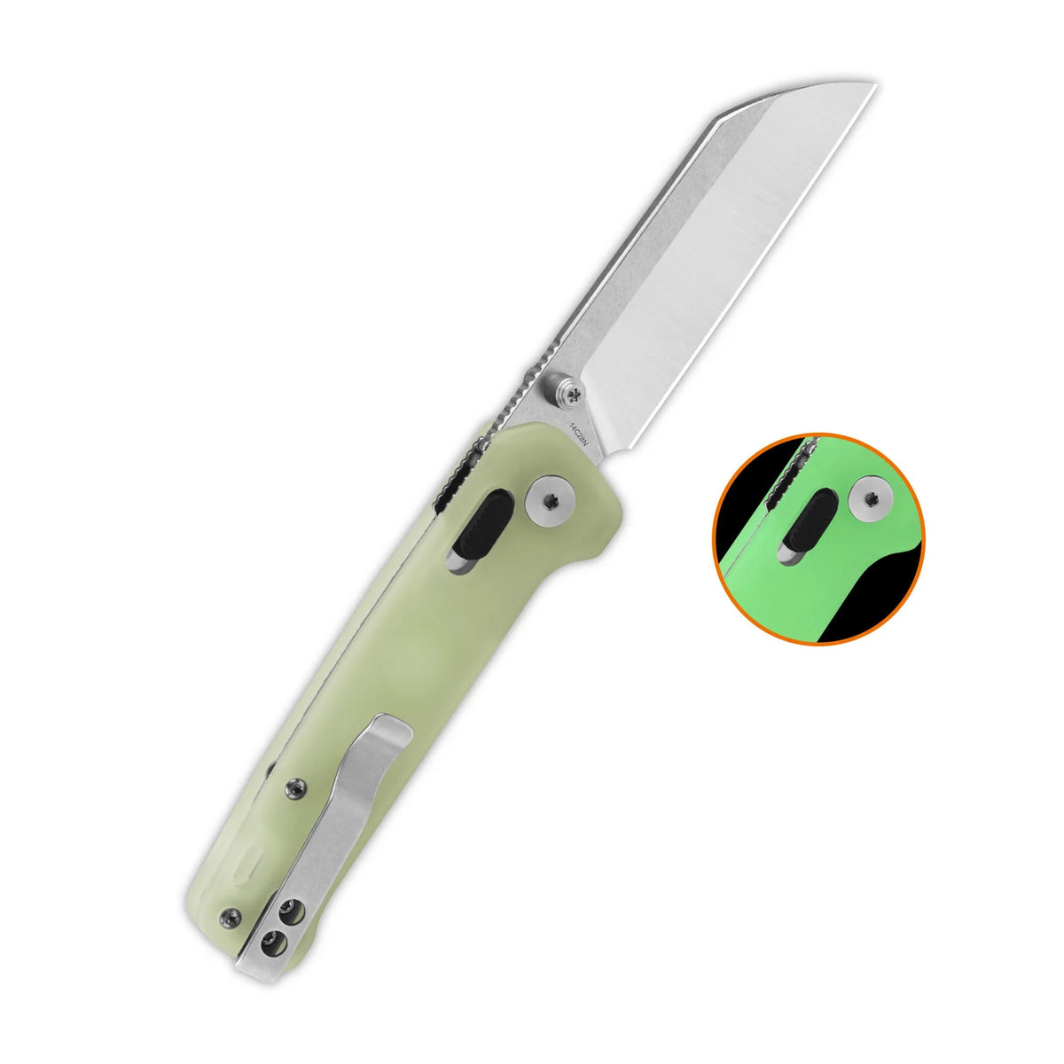 QSP Penguin Glyde Lock | Glow-in-the-Dark Resin | 14C28N Sheepsfoot