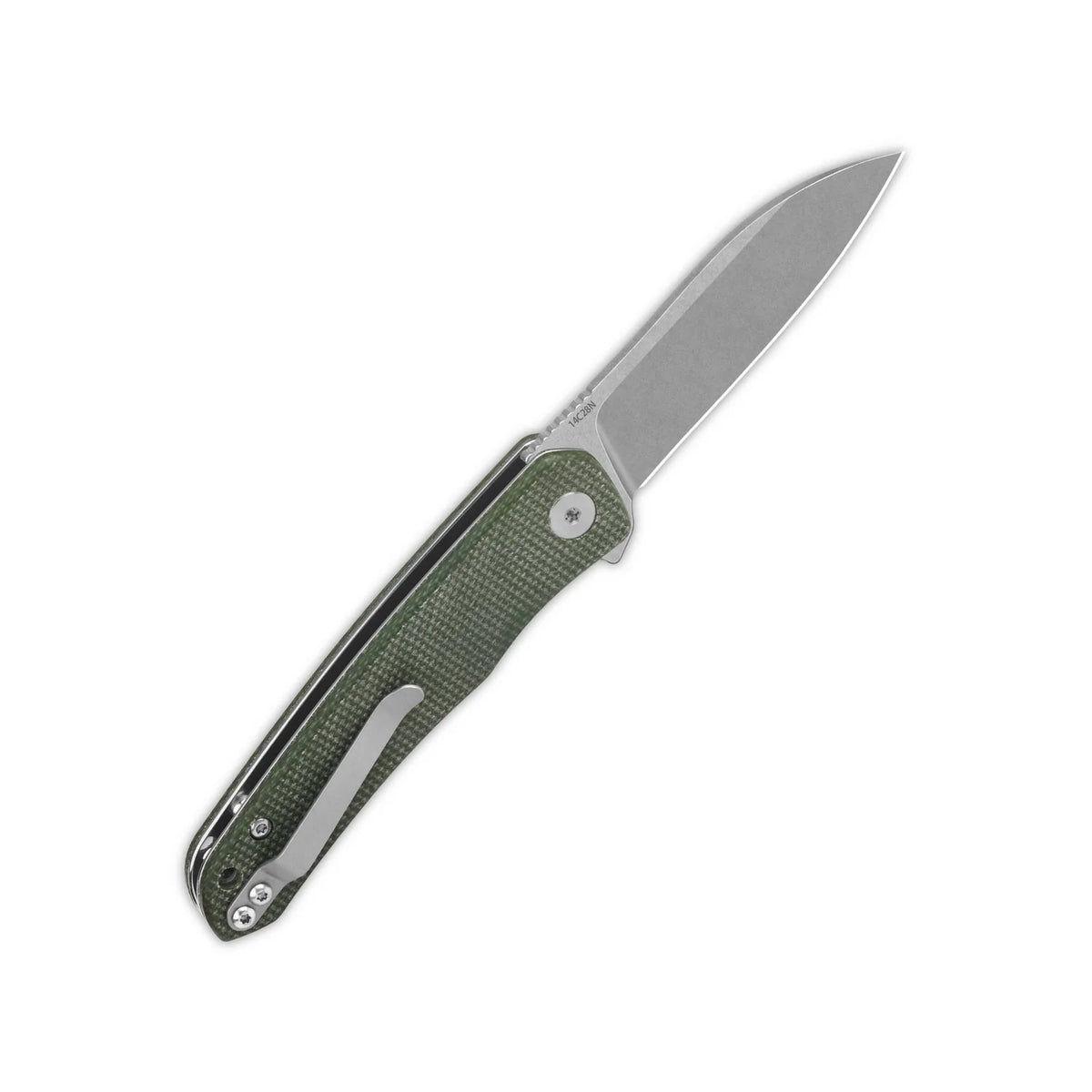 QSP OTTER | GREEN CANVAS MICARTA HANDLE