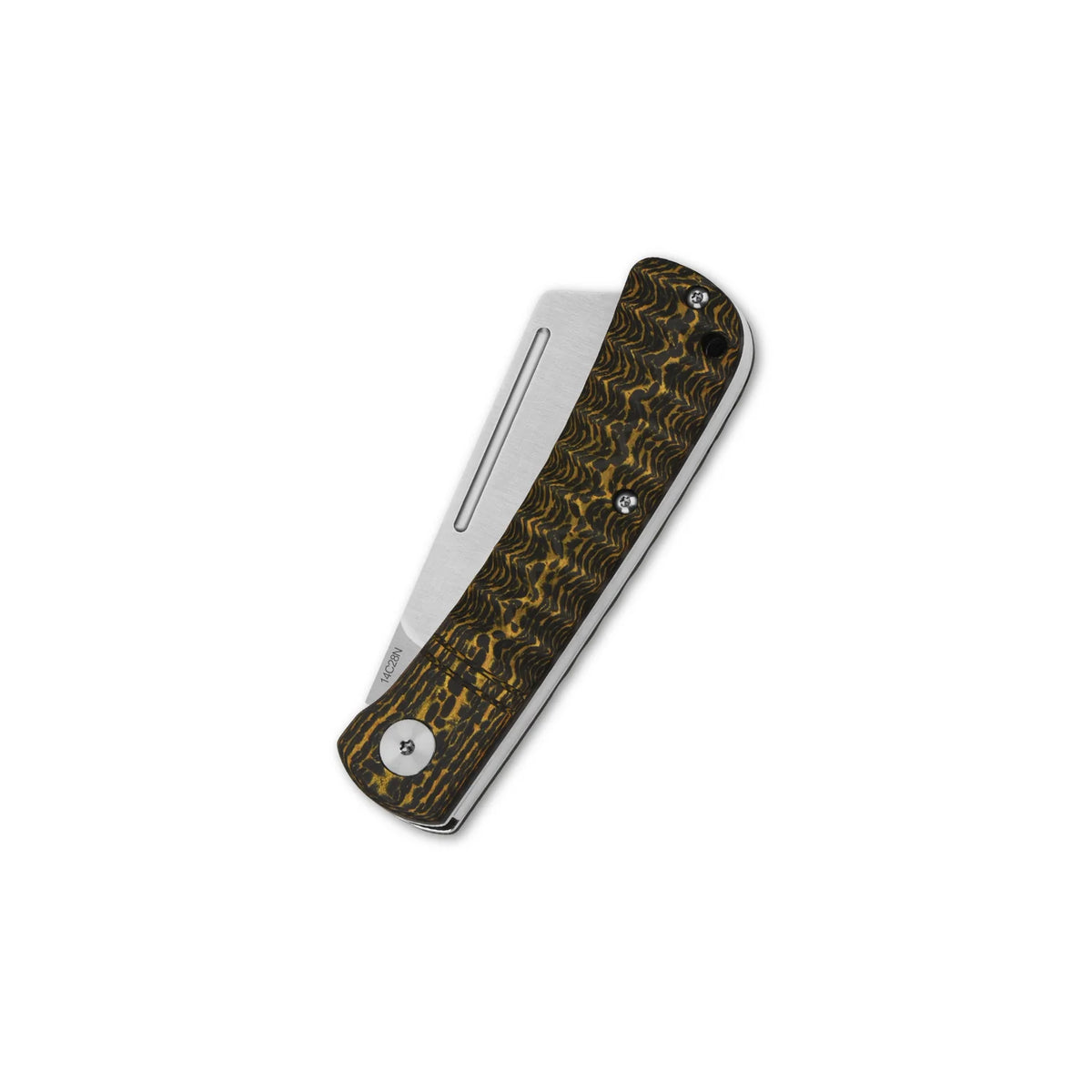 QSP HEDGEHOG | 14C28N BLADE AND GOLDEN CARBON FIBER HANDLE