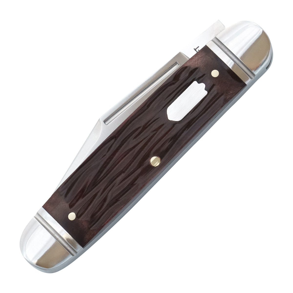 Rosecraft Birchfield Camp Jack | Brown Jigged Bone | 14C28N Clip Point
