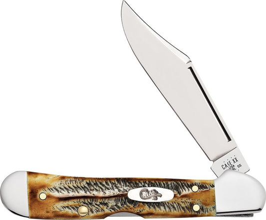Case Mini CopperLock | 6.5 BoneStag | Tru-Sharp Stainless Lockback