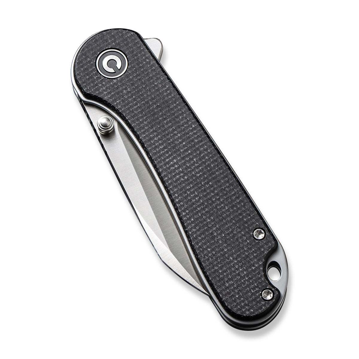 Civivi Elementum | Wharncliffe | Black Canvas Micarta | Nitro-V