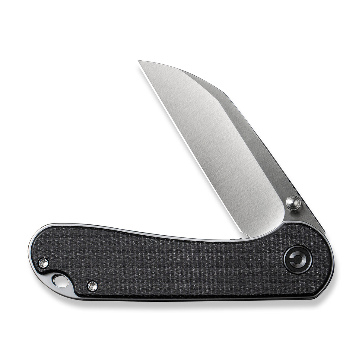 Civivi Elementum | Wharncliffe | Black Canvas Micarta | Nitro-V