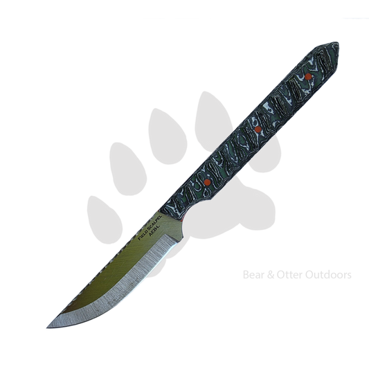 Byrd Custom Blades Field Scalpel | AEB-L & Green Fat Carbon Fixed Blade Knife