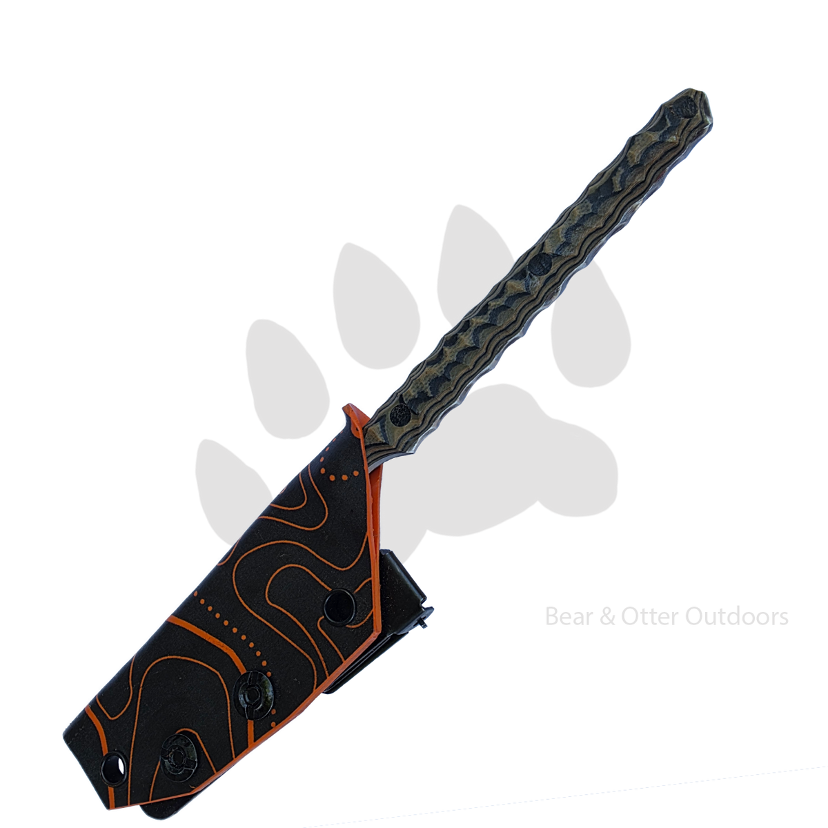 Byrd Custom Blades Field Scalpel | AEB-L & Textured G-10 Fixed Blade Knife