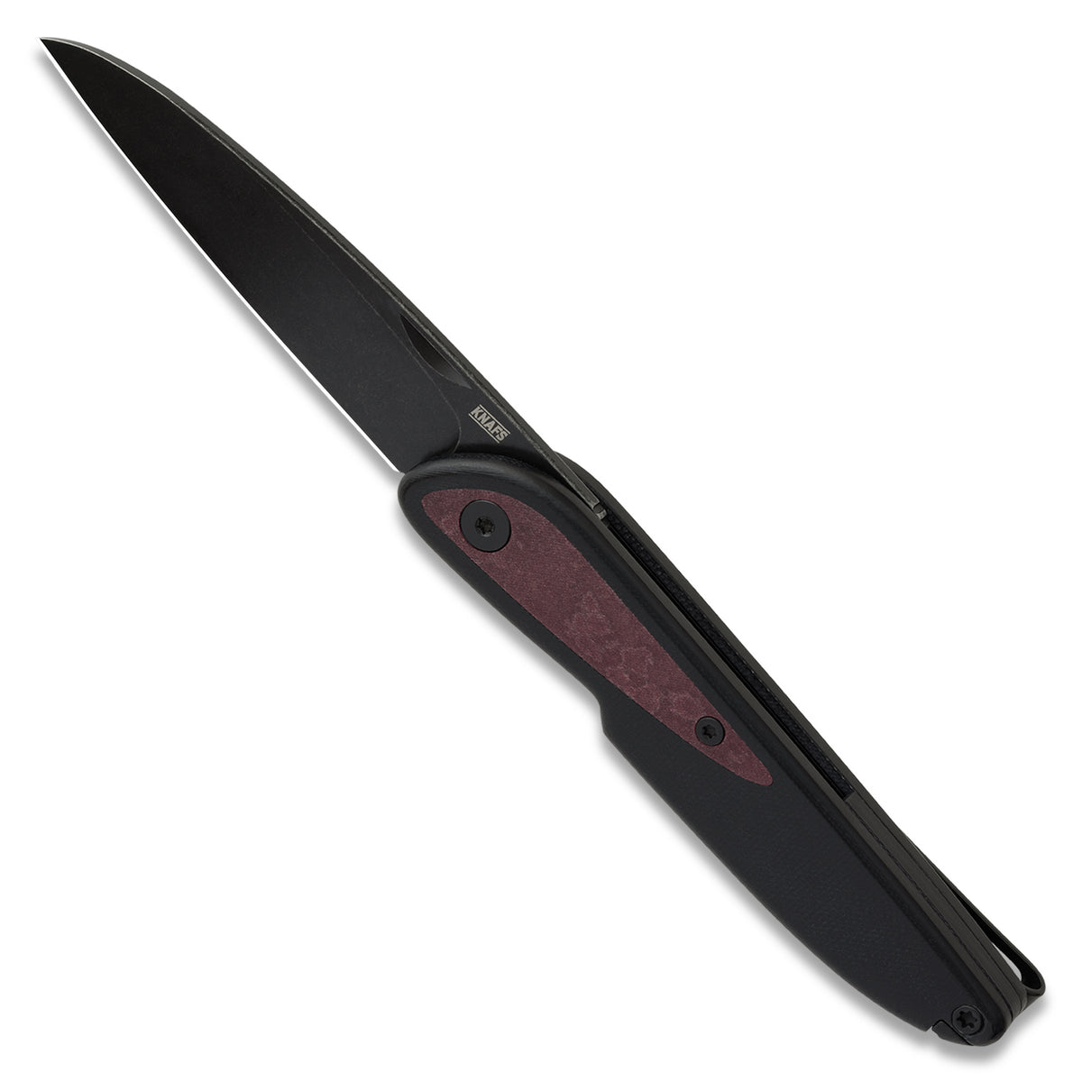 Knafs Doodler Pocket Knife | Black G10 & Redstone Richlite | S35VN