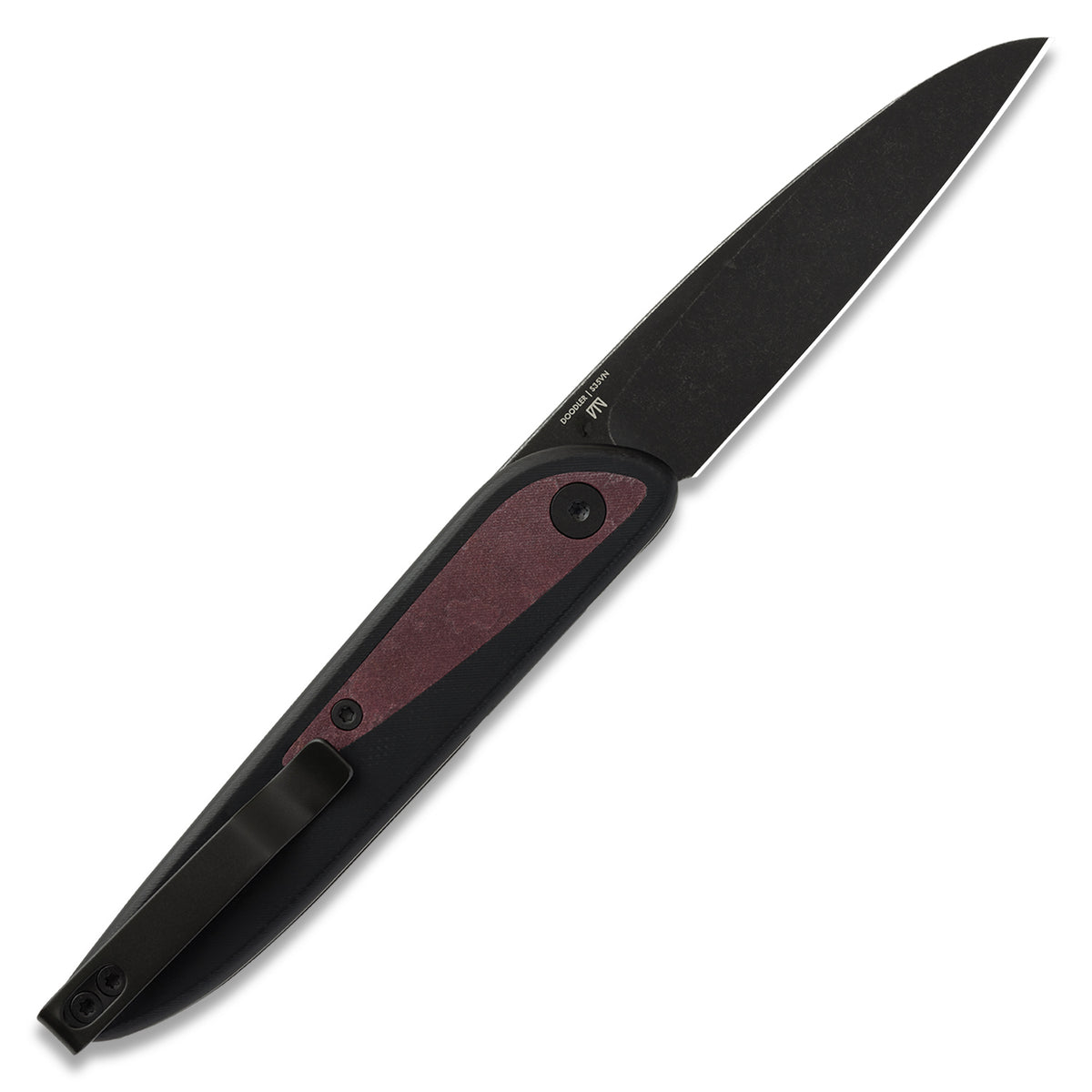 Knafs Doodler Pocket Knife | Black G10 & Redstone Richlite | S35VN