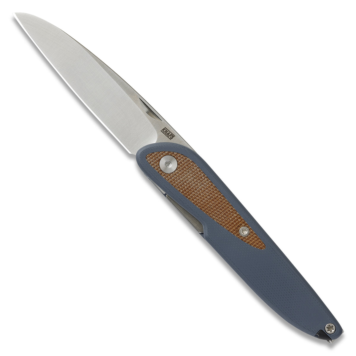 Knafs Doodler Pocket Knife | Horizon Blue G10 & Brown Micarta | S35VN