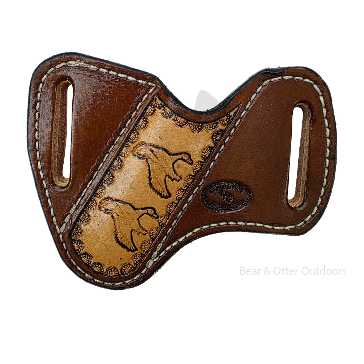 Lazy H Farms Leatherworks Trapper Belt Sheath | Ducks