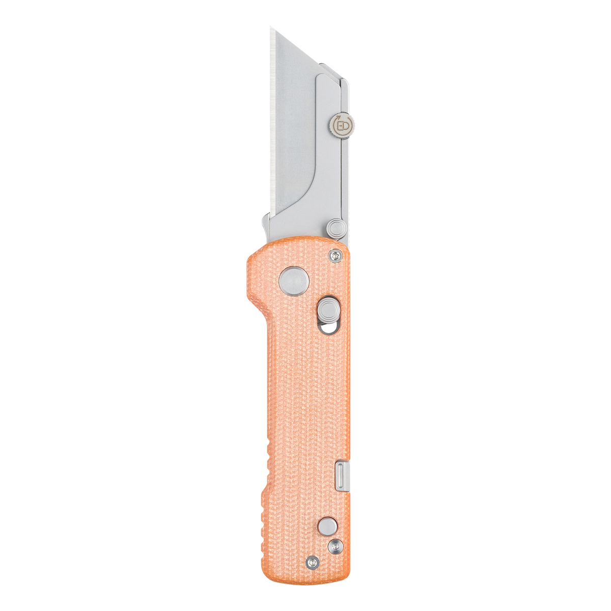 OKNIFE U1 Pro Utility Knife | Orange Micarta | Rail Lock + Screwdriver