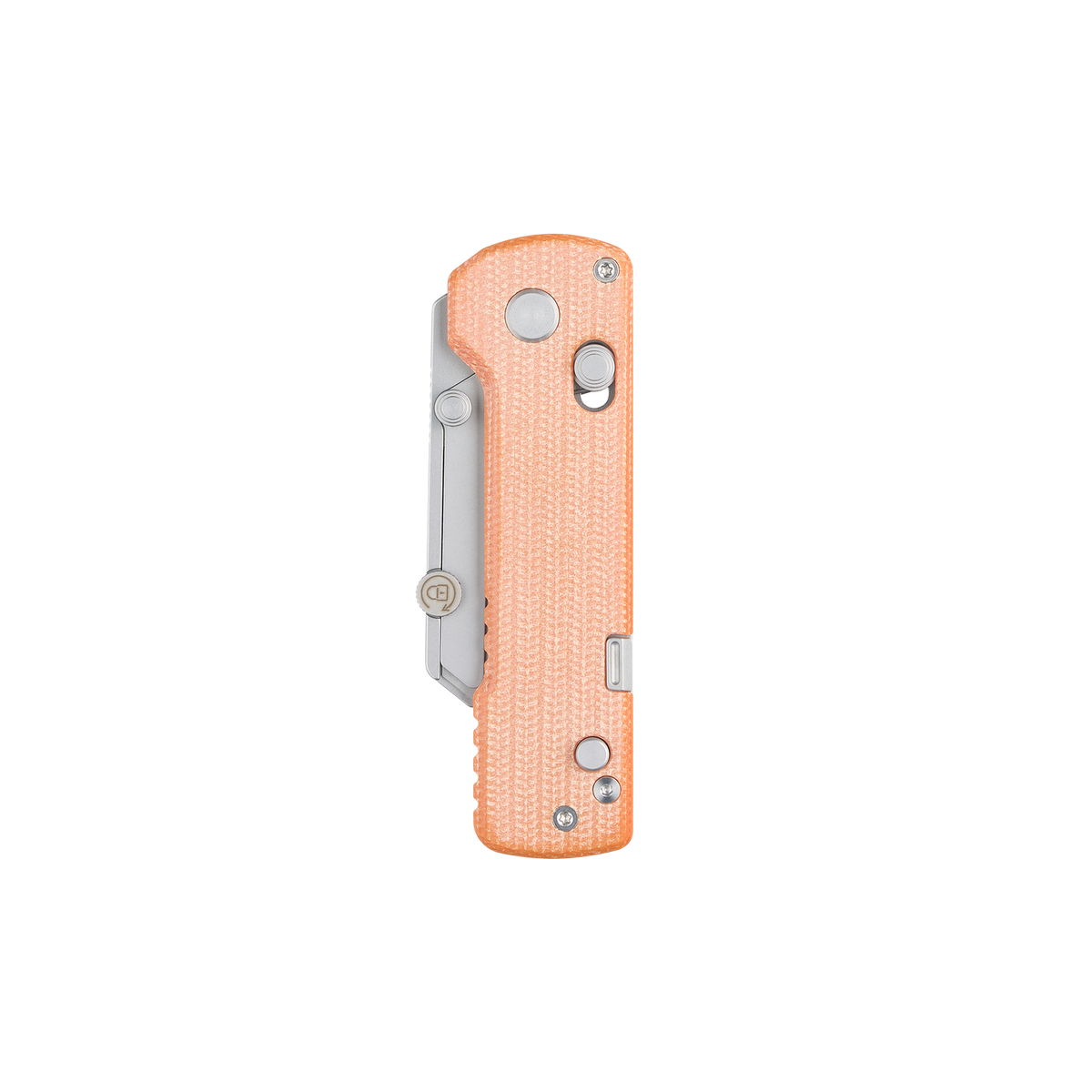 OKNIFE U1 Pro Utility Knife | Orange Micarta | Rail Lock + Screwdriver