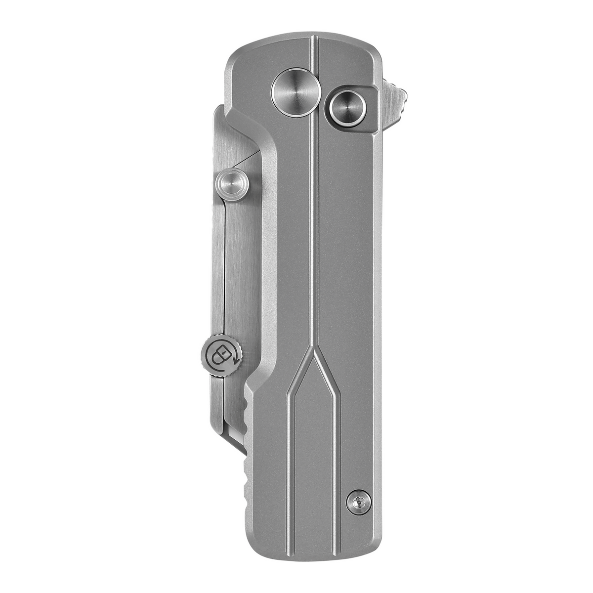 OKNIFE U1 Ultra Titanium Folding Utility Knife | White Ceramic Blade