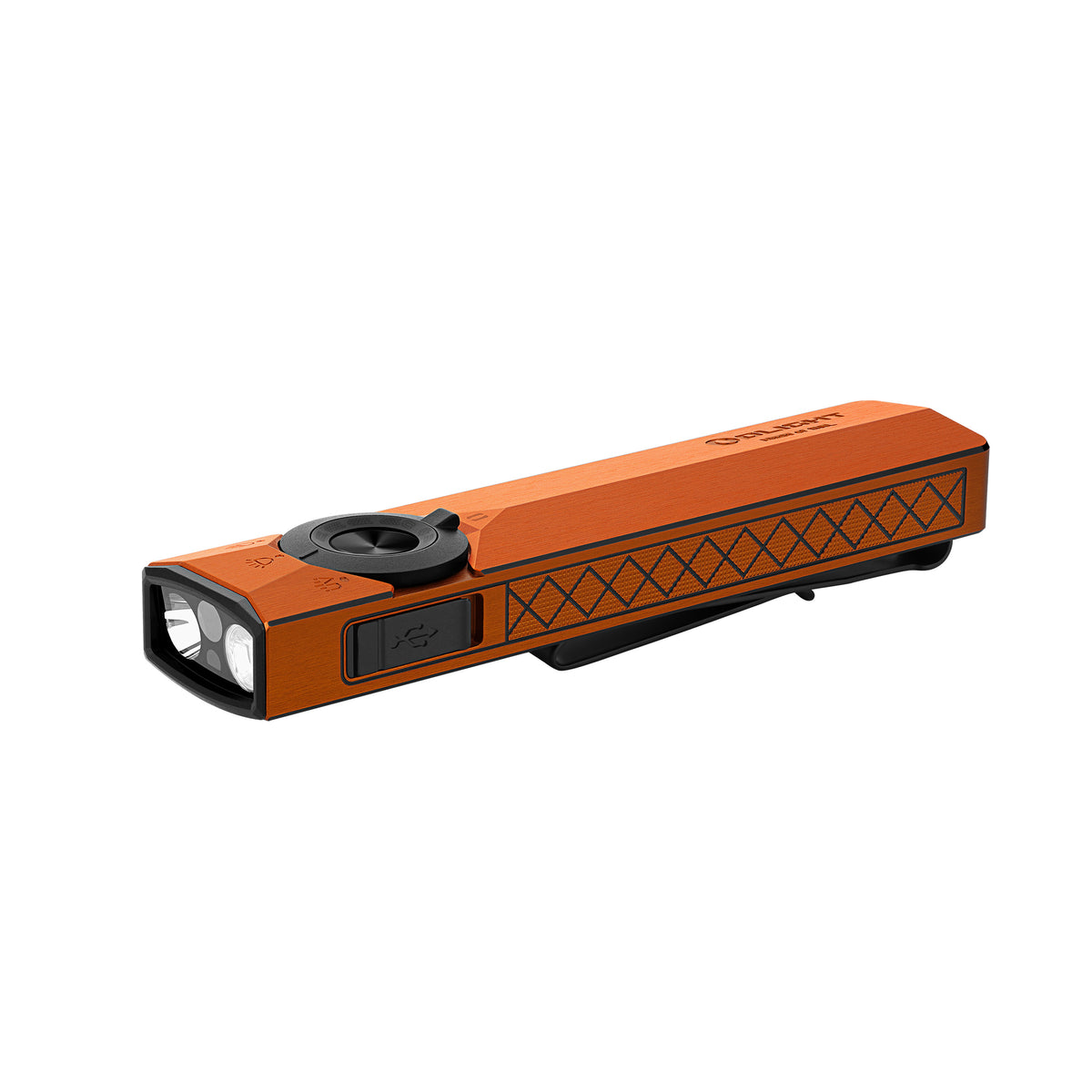 Olight ArkPro Ultra | Amber Orange | 1700 Lumen Flood + Spot + UV + Green Laser