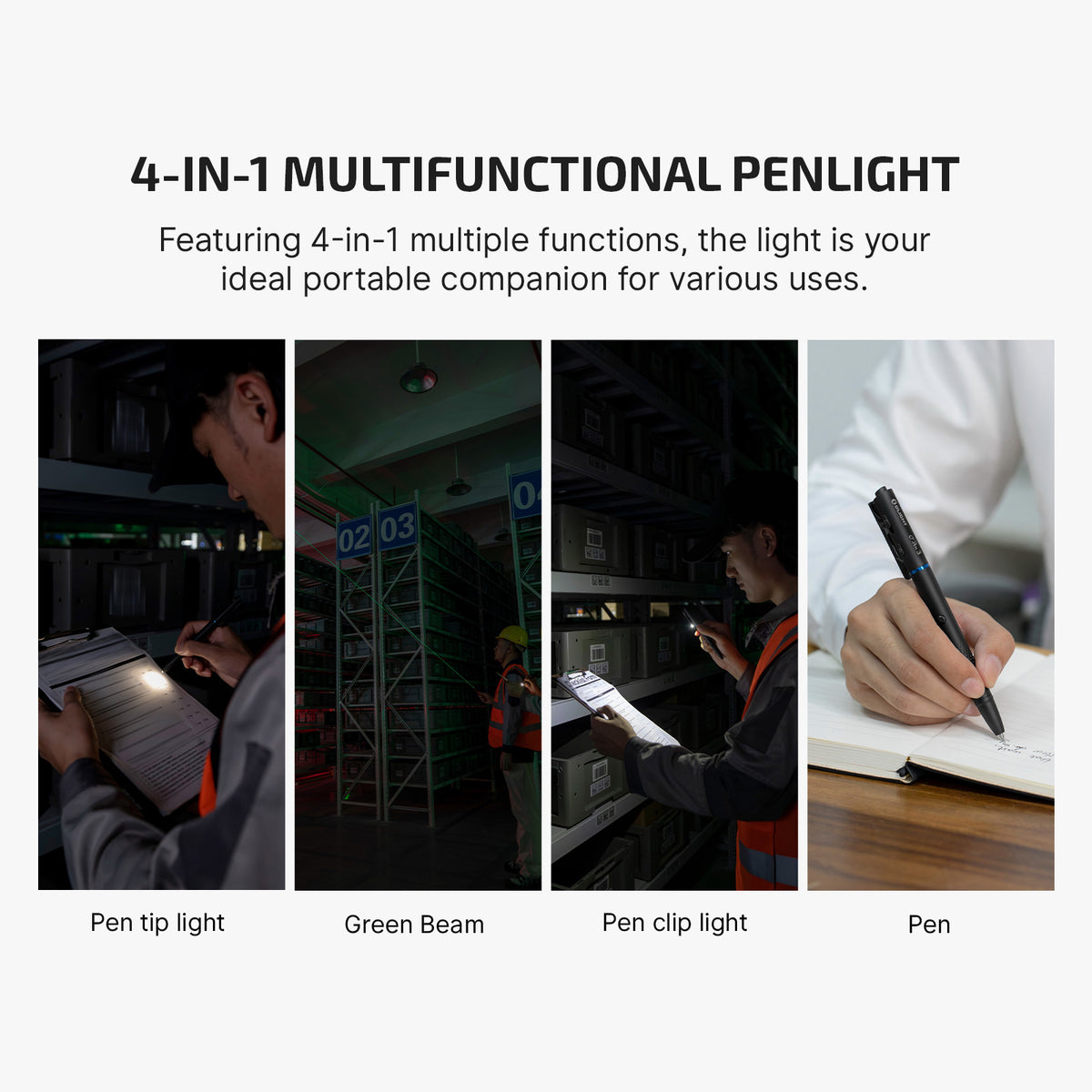 Olight O'Pen 3 | Black | Rechargeable Multifunction Penlight