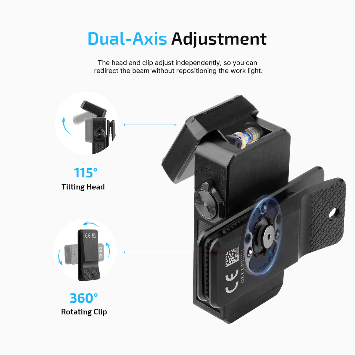 Olight Oclip 2 Ultra Premium | Onyx Black | Mobile Charging Dock