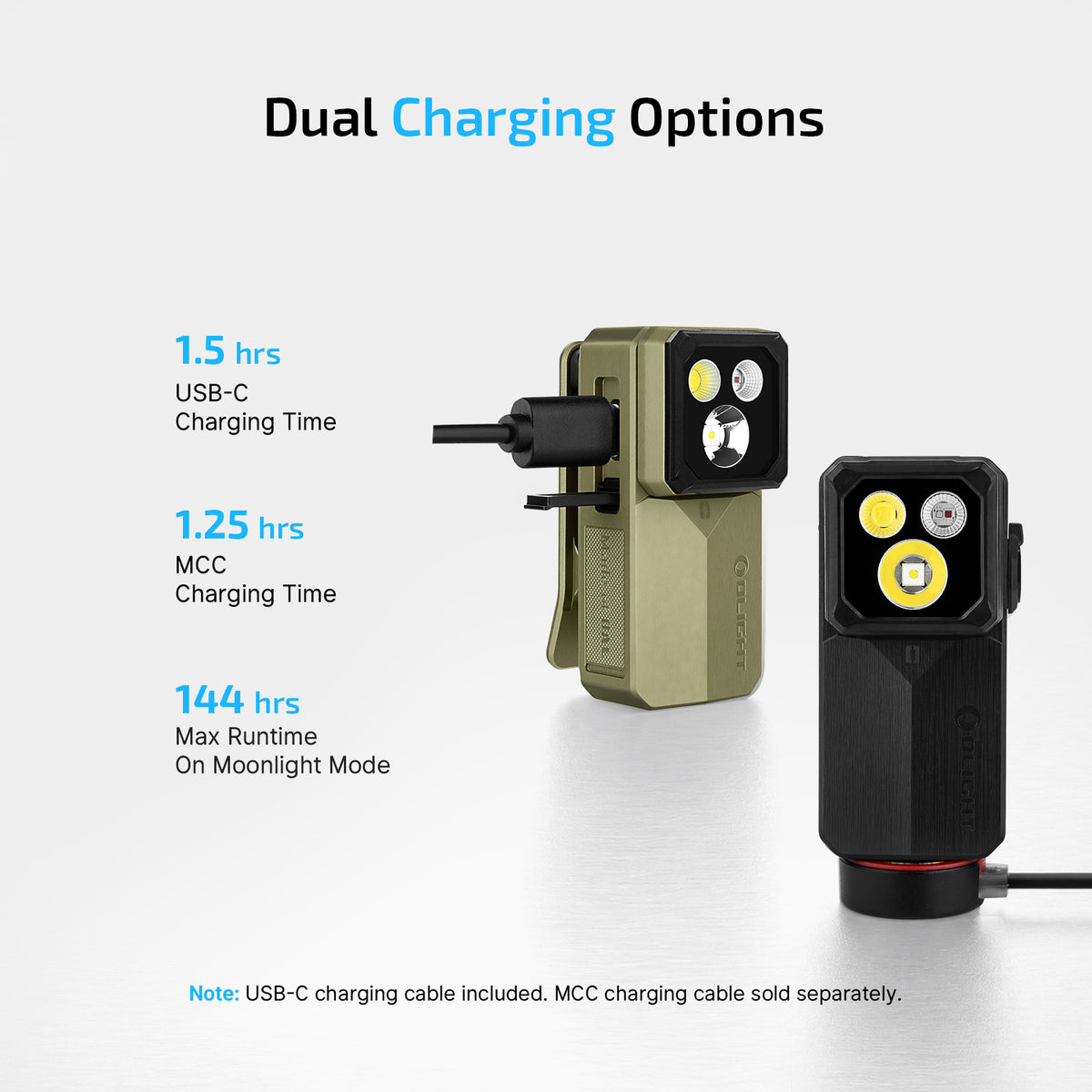 Olight Oclip 2 Ultra Premium | Onyx Black | Mobile Charging Dock