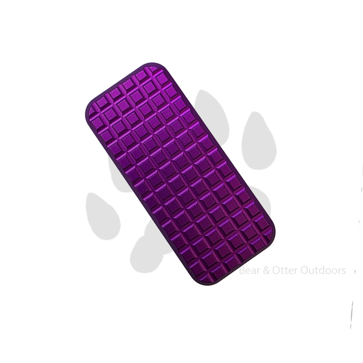 Rivery Zero Utility Knife | Grenade Pattern | Purple Anodized Aluminum