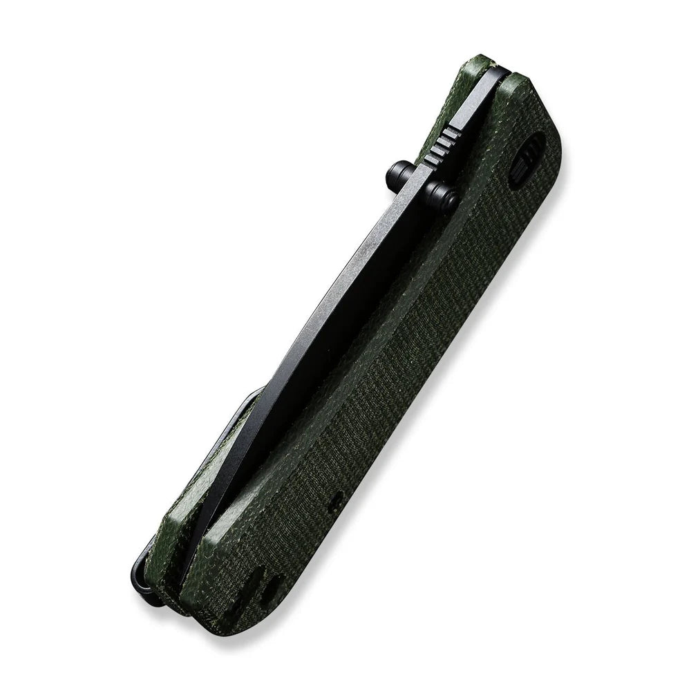 Weknife Banter | Green Micarta + S35VN
